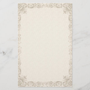 Elegant Cream-papier Briefpapier