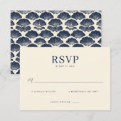 Elegant Cream RSVP Card (Devant / Derrière)