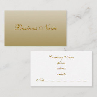 Elegant Cream Visitekaartje