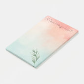 Elegant Creëer Uw eigen Waterverf Eucalyptus Post-it® Notes (Schuin)