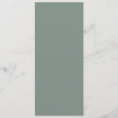 Elegant Crème Formeel Menu (Achterkant)
