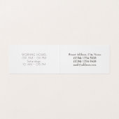 Elegant crème visitekaartjes (Binnenkant ongevouwen)