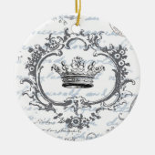 Elegant Crown...ornament Keramisch Ornament (Voorkant)