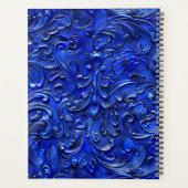 Élégant cuir à outils bleu (Dos)