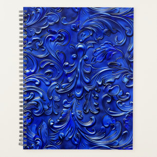 Élégant cuir à outils bleu