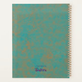 Élégant Cuivre Et Turquoise Cadre De La Famille De (Dos)