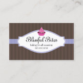 Elegant Cupcake bakkerij Visitekaartjes (Voorkant)
