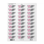 Elegant Cupcake Return Address Label (Full Sheet)