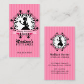 Elegant Cupcake Visitekaartje (Voorkant / Achterkant)