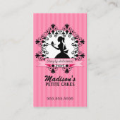 Elegant Cupcake Visitekaartje (Voorkant)