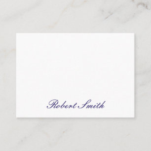 Elegant cursief (diep Paars) Visitekaartje