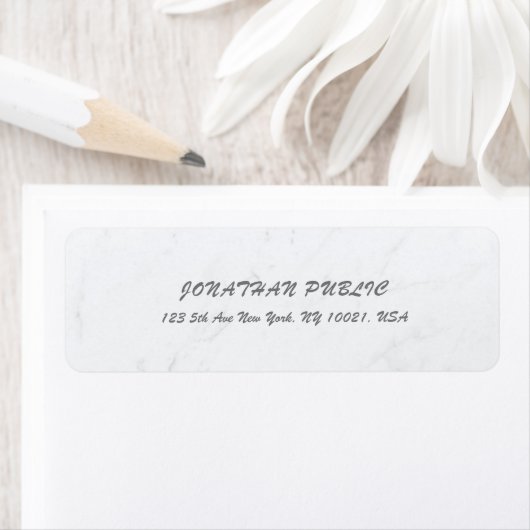 Elegant cursief penseelscript, wit, eenvoudig etiket (Insitu)