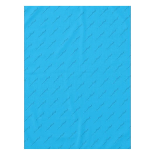 Elegant Custom Blue Tafelkleed (Voorkant)