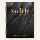 Elegant Custom Branding Spiral Notitieboek (Voorkant)