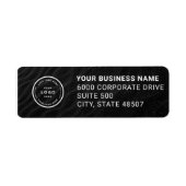 Elegant Custom Business Return Address Label (Voorkant)