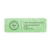 Elegant Custom Business Return Address Label (Voorkant)