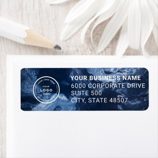 Elegant Custom Business Return Address Label (Insitu)