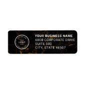 Elegant Custom Business Return Address Label (Voorkant)