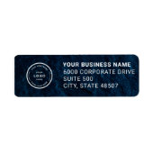 Elegant Custom Business Return Address Label (Voorkant)