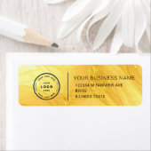 Elegant Custom Business Return Address Label (Insitu)