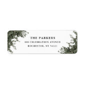 Elegant Custom Business Return Address Label (Voorkant)