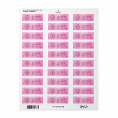 Elegant Custom Business Return Address Label (Full Sheet)