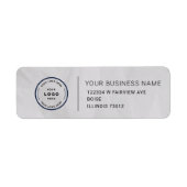 Elegant Custom Business Return Address Label (Voorkant)