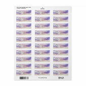 Elegant Custom Business Return Address Label (Full Sheet)