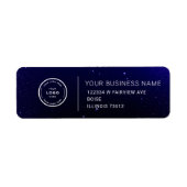 Elegant Custom Business Return Address Label (Voorkant)