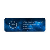 Elegant Custom Business Return Address Label (Voorkant)