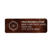 Elegant Custom Business Return Address Label (Voorkant)