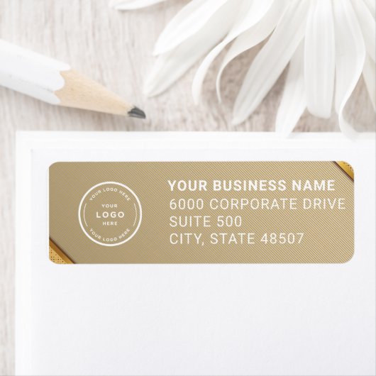 Elegant Custom Business Return Address Label (Insitu)