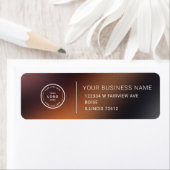 Elegant Custom Business Return Address Label (Insitu)