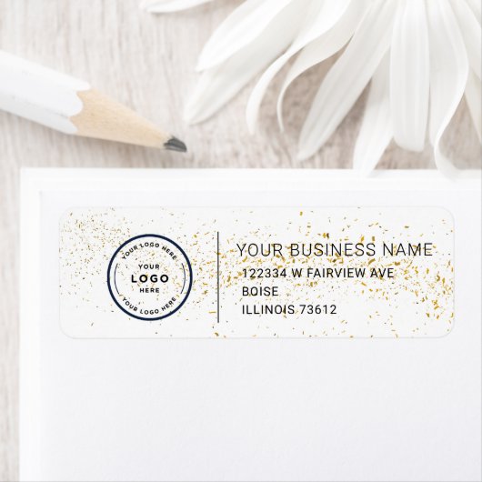 Elegant Custom Business Return Address Label (Insitu)