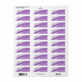 Elegant Custom Business Return Address Label (Full Sheet)