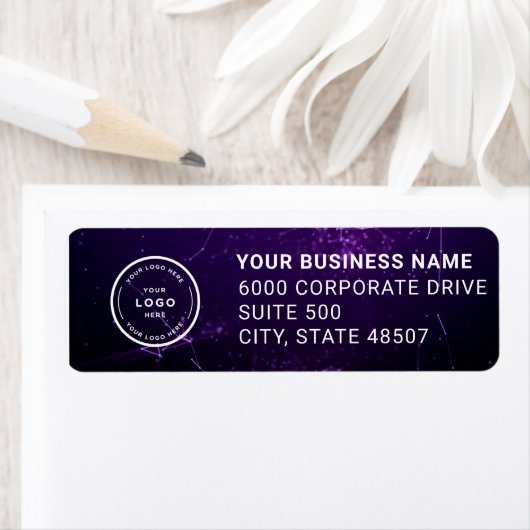 Elegant Custom Business Return Address Label (Insitu)