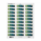 Elegant Custom Business Return Address Label (Full Sheet)