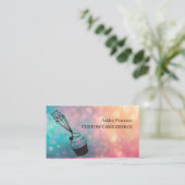 Elegant Custom Cake Design Decoreren Visitekaartje (Staand voorkant)