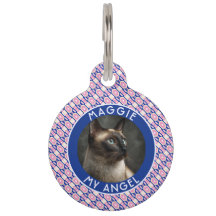 Elegant Custom Cat Dad Gift Ethnic Pattern