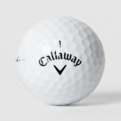 Elegant Custom Couple Names Callaway Warbird Golfballen (Logo)