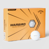 Elegant Custom Couple Names Callaway Warbird Golfballen (Verpakking)
