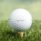 Elegant Custom Couple Names Callaway Warbird Golfballen (Insitu Shirt)