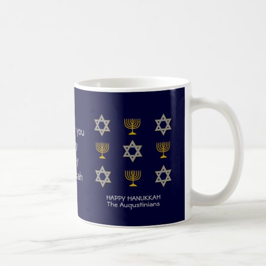 Elegant Custom HANUKKAH Koffiemok (Rechts)