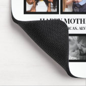 Elegant Custom Happy Mothers Dag 9 Foto Collage Muismat (Hoek)