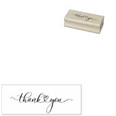 Elegant Custom Hartelijk dank Je hart Logo Rubberstempel (Gestempeld)