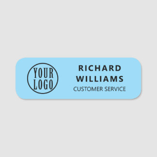 Elegant custom Logo Employee magnetic, safety pin Naamplaatje