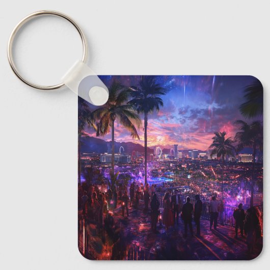 Elegant Custom Photo sleutelhanger Voeg je eigen f (Voorkant)