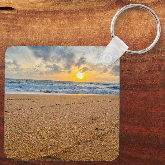 Elegant Custom Photo sleutelhanger Voeg je eigen f (Achterkant)