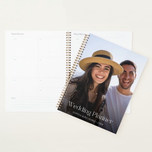 Elegant Custom Photo Wedding Planner (Display)