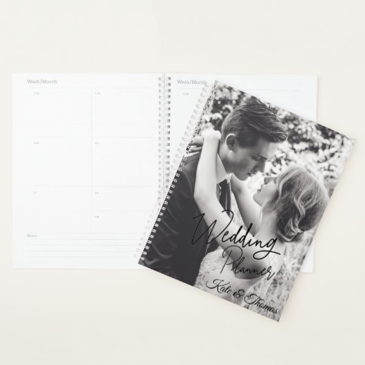 Elegant Custom Photo Wedding Planner (Display)